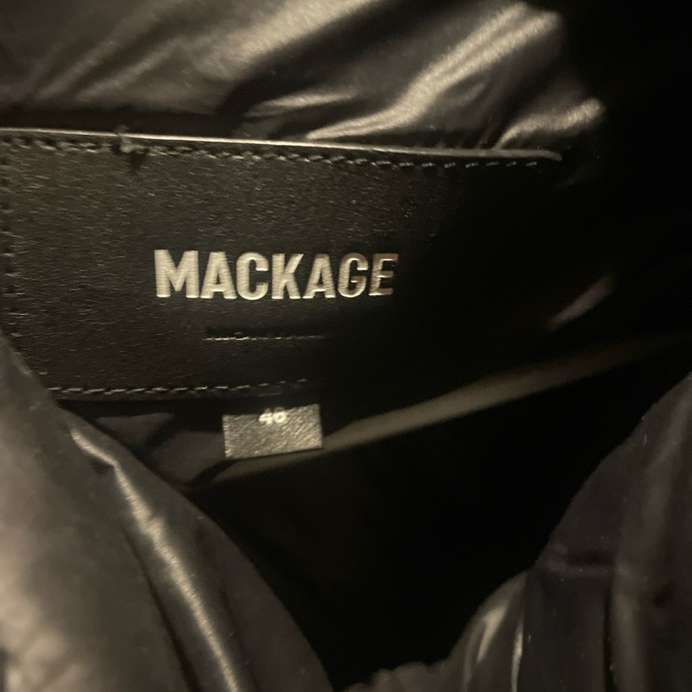 Mackage Men's Sleek Black Puffer Jacket